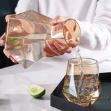 Geometric Crystal Glass Cafe and Glasses Set - Julia M LifeStyles