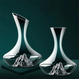 2000ml Crystal Glass Wine Decanter - Elegant Quick Dispenser for Reds and Whiskey Julia M LifeStyles