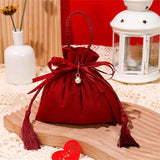 Luxury Packing Drawstring Velvet Pouch Sachet Gift Bag