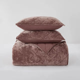 Ultra Soft Luxury Velvet Quilt Set - Queen Size Oversized Comforter for Summer Julia M LifeStyles