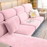 Thickened Elastic Silver Fox Fleece Sofa Cover