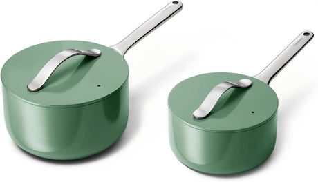 Sauce Pan with Lid (3 qt) - Non Toxic, PTFE & PFOA Free - Oven Safe & Compatible with All Stovetops (Ga Julia M Home & Kitchen