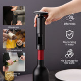 4-in-1 Luxury Electric Wine Opener Set with Stopper and Pourer Julia M Home & Kitchen