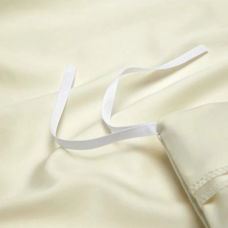 Luxury Long Staple Cotton Bedding 4/7Pcs, Sateen Weave Natural Super King Soft Chic Patchwork Duvet cover Bed Sheet Pillowcases