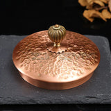 1.8L Copper Teapot Handmade Kung Fu Teapot Large Capacity Hot Water Kettle Stovetop Teapot For Camping Restaurant Home Picnic