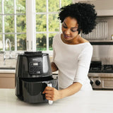 Ninja 4Qt Air Fryer, Nonstick Basket with Crisper Plate, 1550 Watts, White Julia M LifeStyles