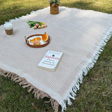 1pc Ins style Picnic Blanket, Beach Blanket, Soft & Foldable Outdoor Mat - Essential for Spring and Summer Camping, Parties