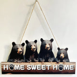 Wooden Inspirational Hanging Wall Art with Rope for Home Decor