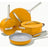 Nonstick Ceramic Cookware Set Pots Pans Lids and Kitchen Storage Non Toxic PTFE & PFOA Free Oven Safe Julia M Home & Kitchen