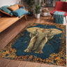 Retro Elephant Print Carpet