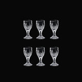Shot Glass Set Glass Lead Free Liquor Glass with Wine Dispenser Golden Vodka Brandy Wine Glasses Soju Cups Mini Small Capacity Julia M LifeStyles