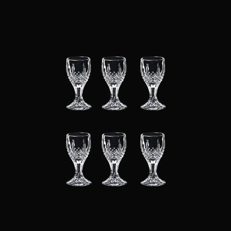 Shot Glass Set Glass Lead Free Liquor Glass with Wine Dispenser Golden Vodka Brandy Wine Glasses Soju Cups Mini Small Capacity Julia M LifeStyles