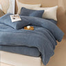 Plush Fleece Duvet Cover Set with Sheet, 4-Piece