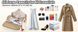 2in1 Convertible Garment Bag Foldable Suit Storage Bag Large Capacity Travel Duffle Bag Waterproof Tote Fitness Gym Bag - Julia M LifeStyles