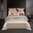 4/7Pcs Luxury Soft Silky Egyptian cotton Damask Satin Bedding Set Super King Duvet Cover Flat Sheet/Fitted Sheet Pillowcases Julia M LifeStyles