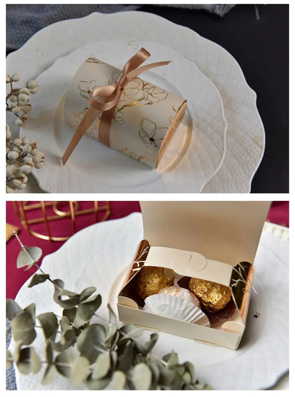 Creative Chocolate Boxes Wedding Favors and Gifts Box - Customizable
