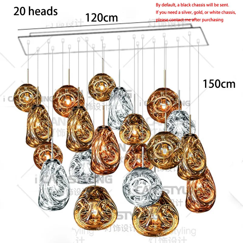Modern Home Decor LED Lights Pendant Light Lamps for Living Room Chandeliers for Bedroom Hanging Light Indoor Lighting