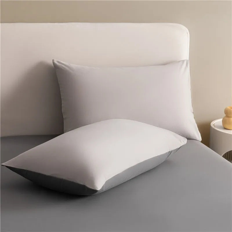 Reversible Brushed Cotton Duvet Cover Set with Pillowcases in Multiple Sizes - Julia M LifeStyles
