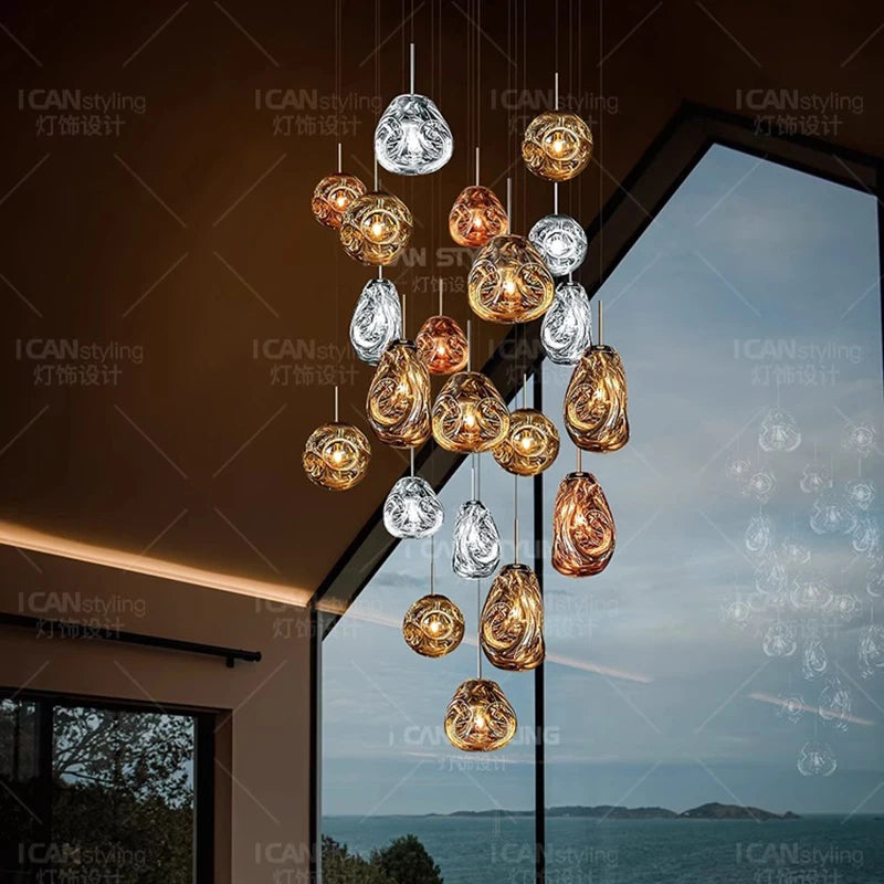 Modern Home Decor LED Lights Pendant Light Lamps for Living Room Chandeliers for Bedroom Hanging Light Indoor Lighting