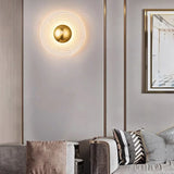Julia M LifeStyles™ Halo Glass Orb Wall Sconce