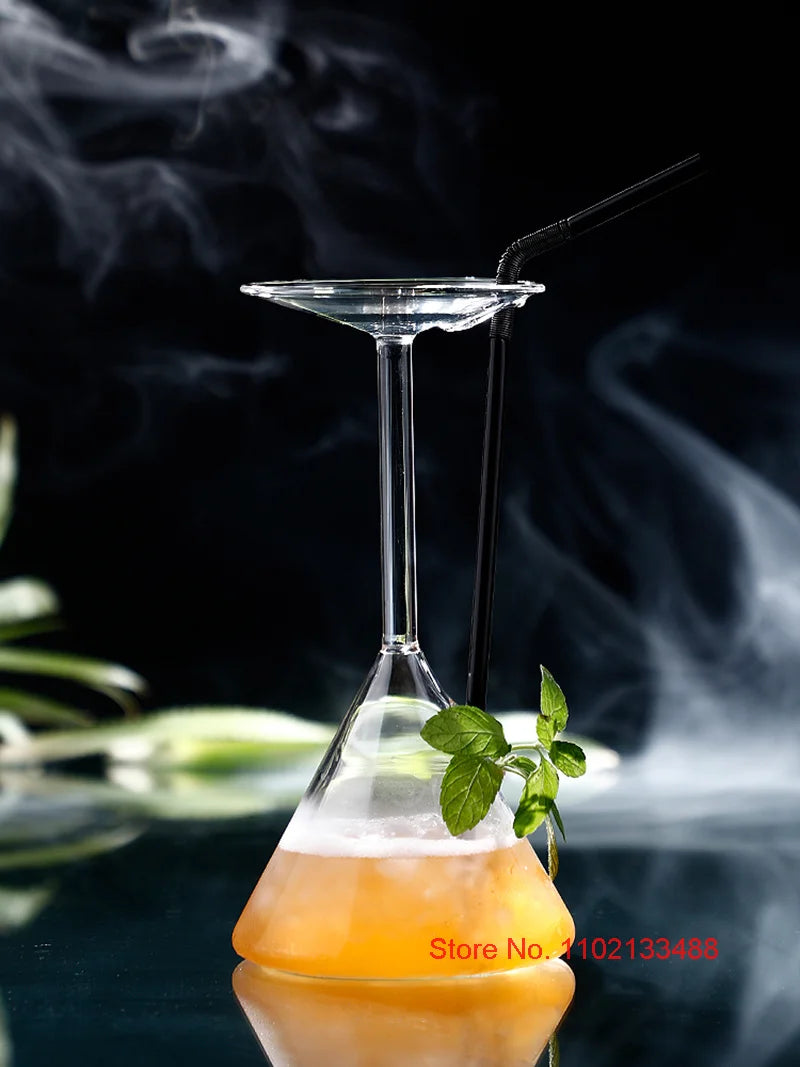 Funny Upside Down Cocktail Glass Upside Down Martini Cocktail Cup Inverted Juice Tumbler Opposite Cocktail Glass Cup Wholesale - Julia M LifeStyles