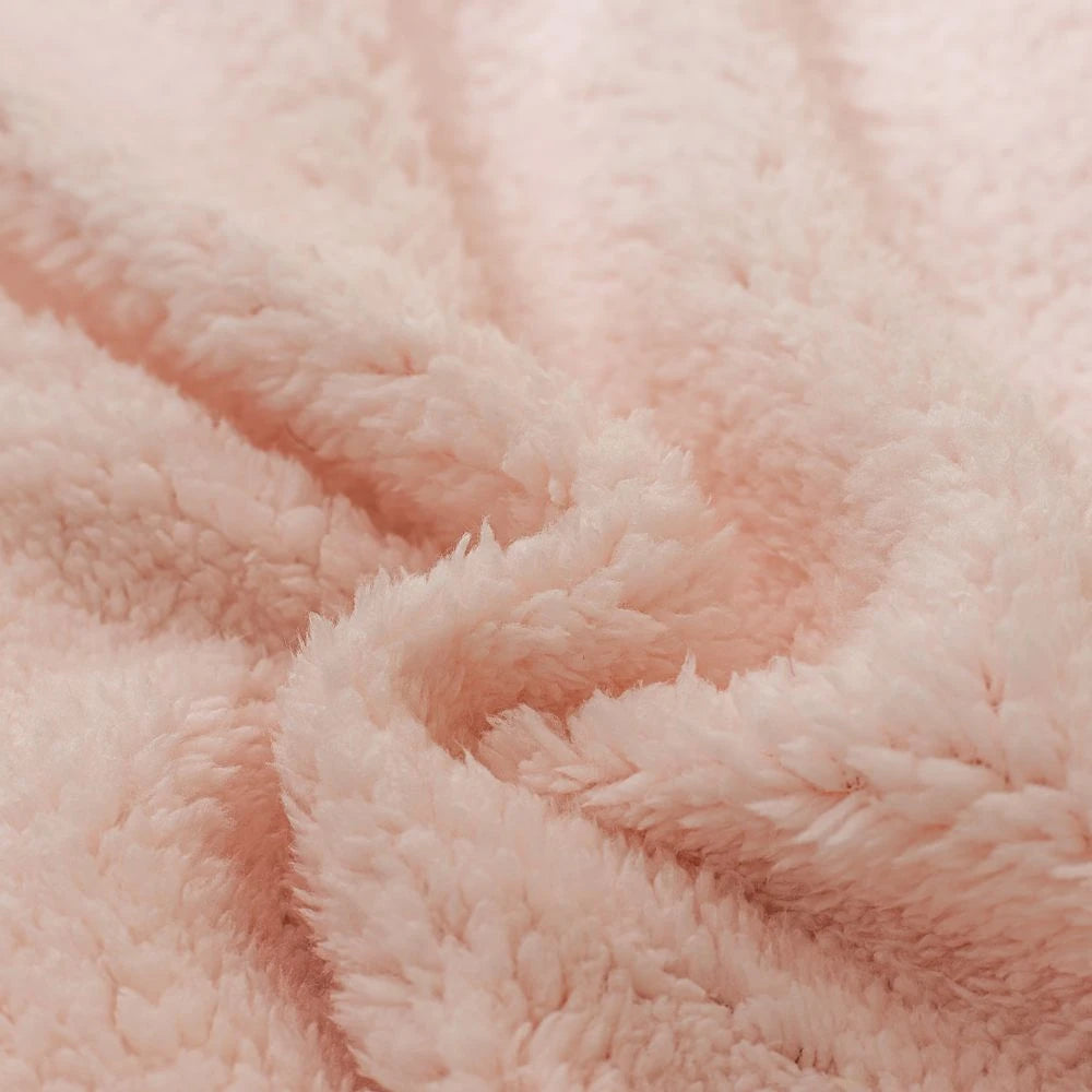 Plush Fleece Duvet Cover Set with Sheet, 4-Piece