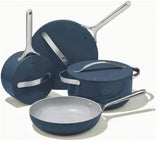 Nonstick Ceramic Cookware Set Pots Pans Lids and Kitchen Storage Non Toxic PTFE & PFOA Free Oven Safe Julia M Home & Kitchen