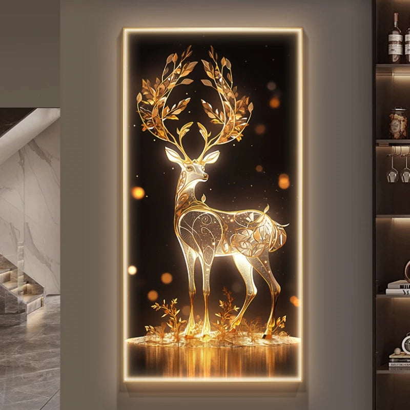 Luxury LED Crystal Porcelain Wall Lamp