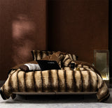 Faux Fur Duvet Cover Set with Sheet, Queen & King