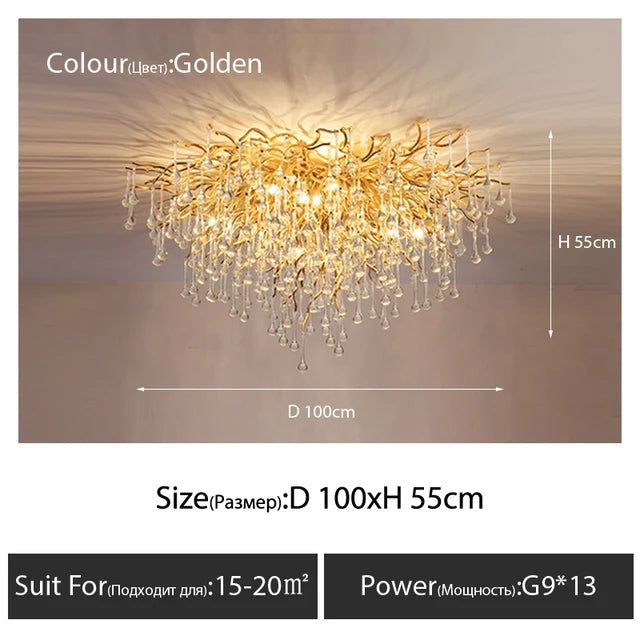 The Aurelia Crystal Cascade™ Chandelier