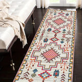 Bohemian Corridor Carpet Geometric Pattern Crystal Velvet Floor Mat - Julia M LifeStyles