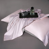 Luxury 100% Egyptian Cotton Reversible Duvet Cover Set in Silver & Purple
