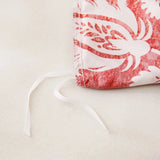 Boho White Paisley Floral Duvet Cover Twin Bohemian Exotic Flower Bedding Set Reversible Red Comforter Cover for Girl Women Room Julia M LifeStyles