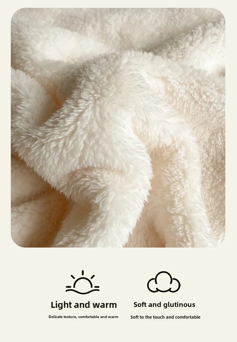 Plush Warm Winter Blanket A Grade Coral Fleece Flannel Soft Thick Bed Blankets for Sofa Single Double Couple Furry Bedspread Julia M LifeStyles