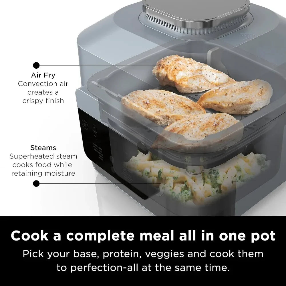 SF301 Speedi Rapid Cooker & Air Fryer, 6-Quart Capacity, 12-in-1 Functions to Steam, Bake, Roast, Sear, Sauté, Slow Cook Julia M Home & Kitchen