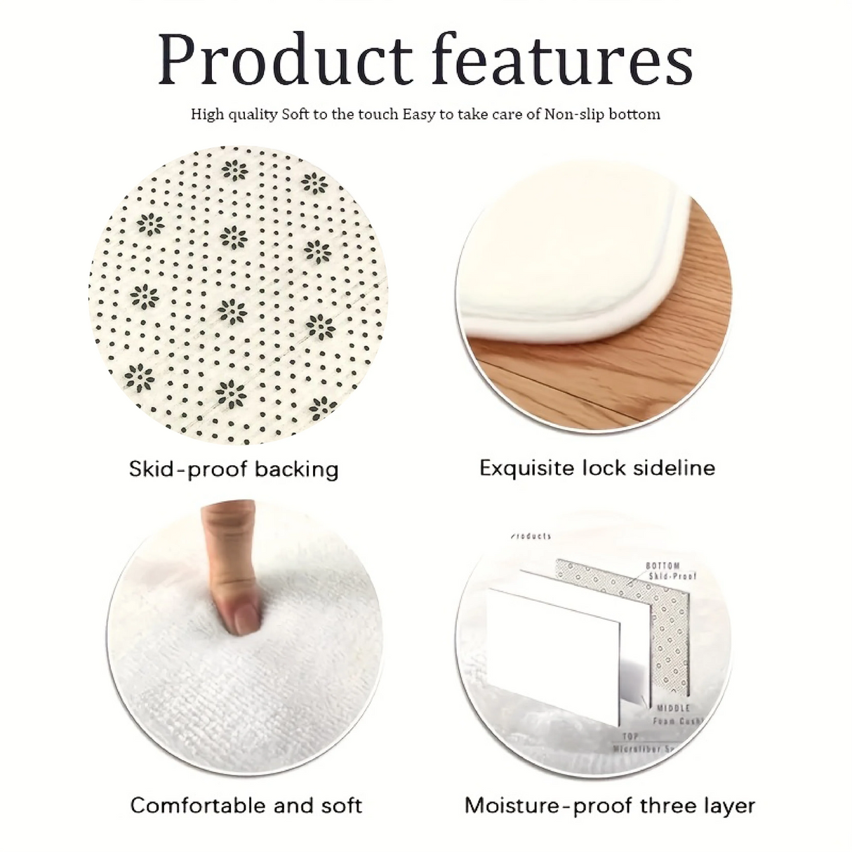 American-Style Fun Velvet Floor Mats - Julia M LifeStyles