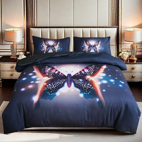 Fluffy Soft Dreamy Butterfly Comforter Cover Set - Cal King/Super King - Julia M LifeStyles