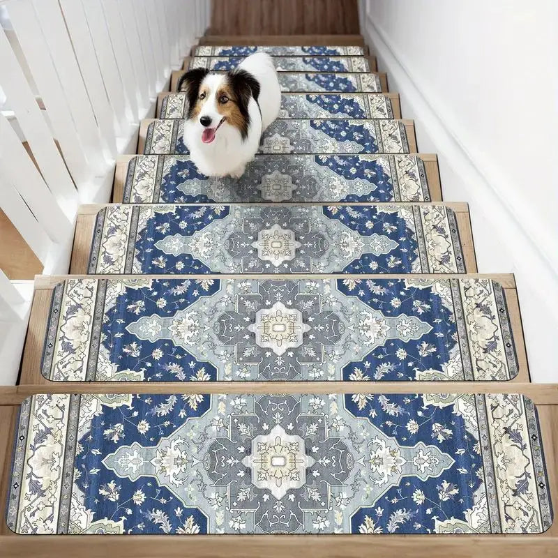Bohemian Non-Slip Stair Treads - Julia M LifeStyles