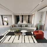 Simple Black And White Style Carpet