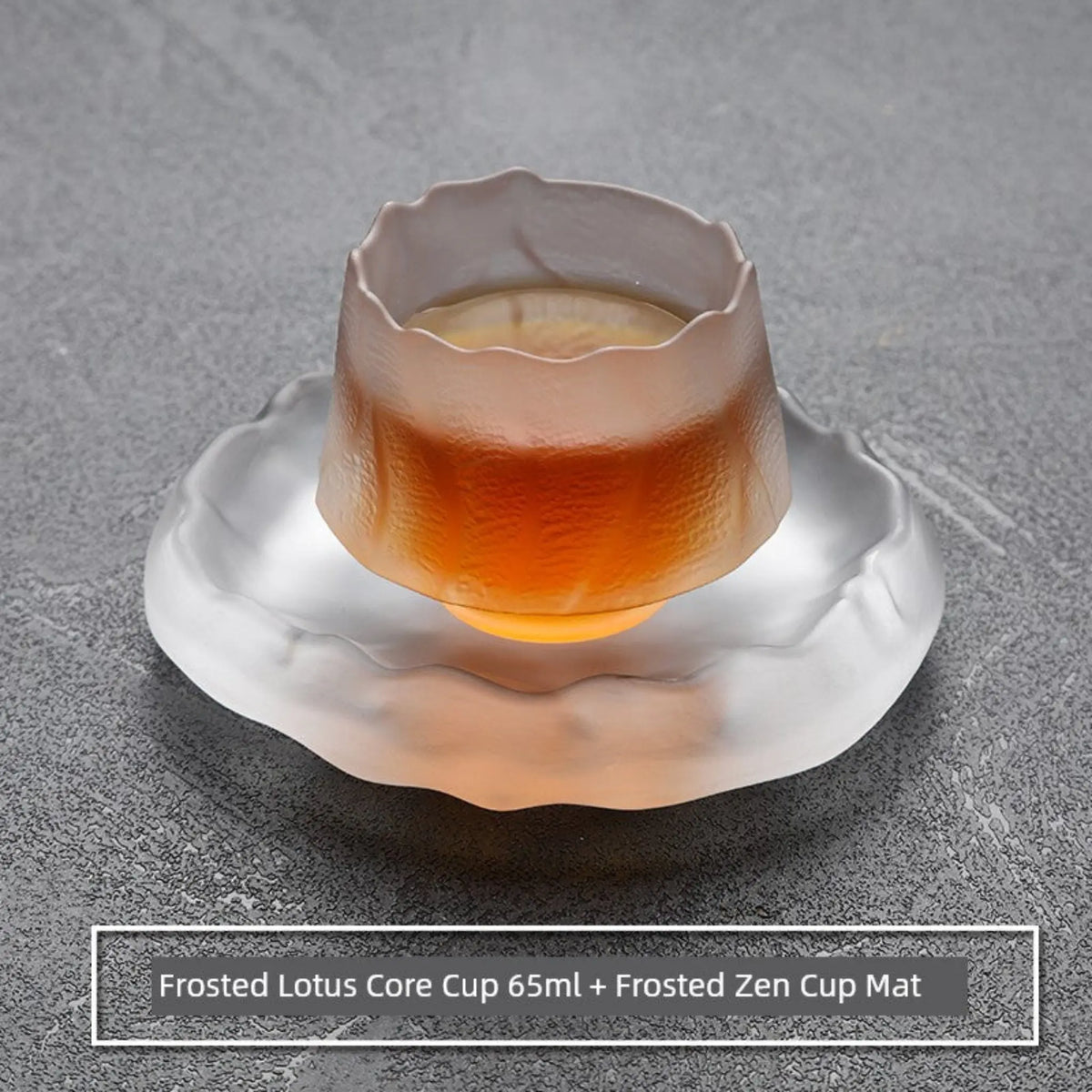 Frosted Japanese Glass Tea Cup – Elegant Single Serve Teacup - Julia M LifeStyles