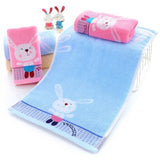 Pure Cotton Cartoon Baby Face Towel - Soft & Absorbent 50x25cm
