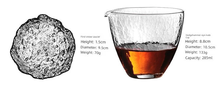 Handmade Retro Japanese Style Mini Glass Tea Cup