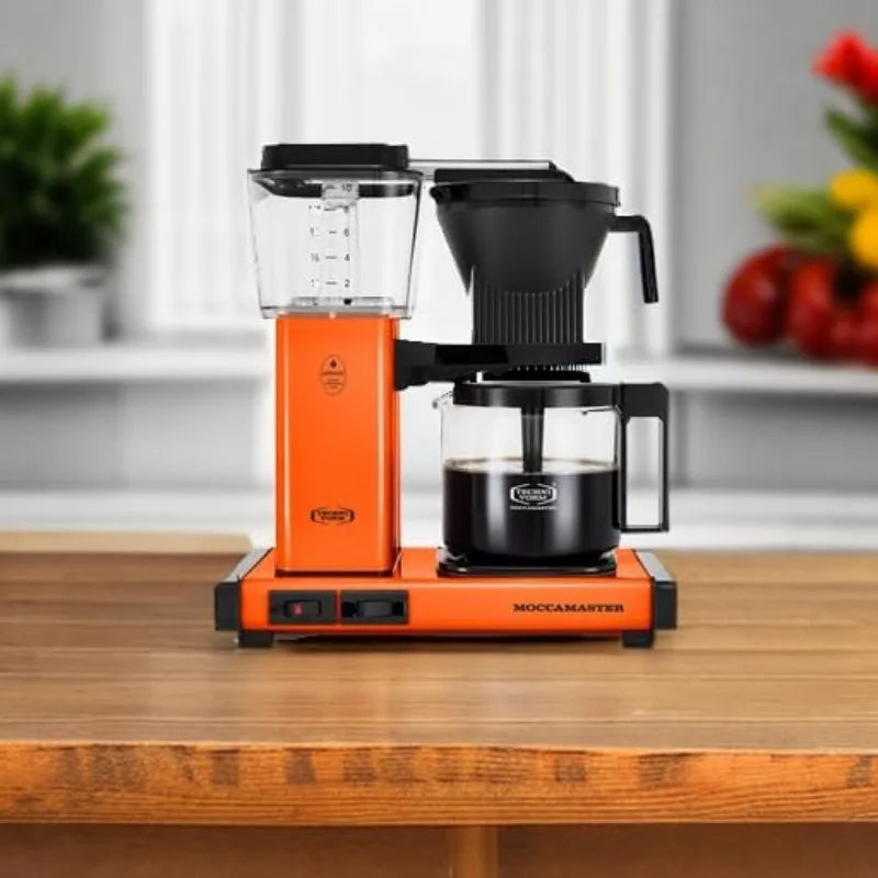 Moccamaster 53947 KBGV 10-Cup Coffee Maker Orange, 40 Ounce, 1.25l Julia M LifeStyles