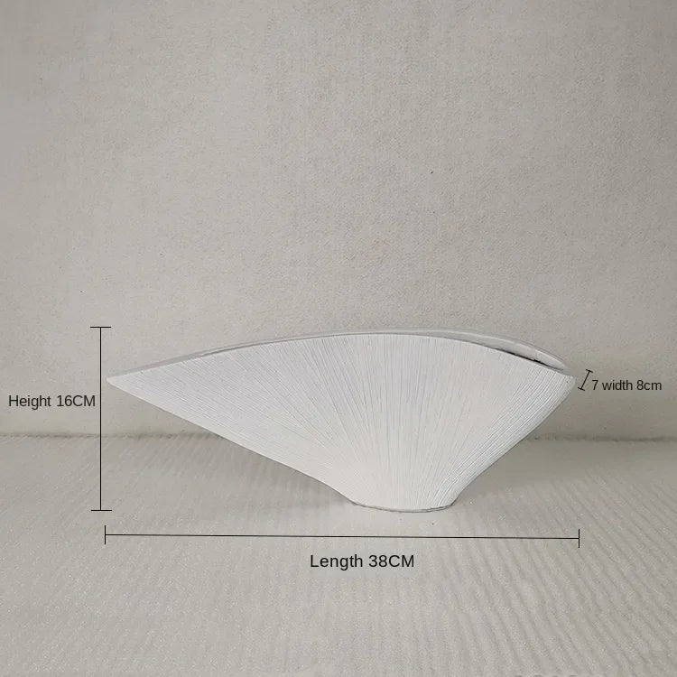 Atelier Form Sculptural Resin Vase | Modern Decorative Accent