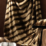 Faux Fur Duvet Cover Set with Sheet, Queen & King