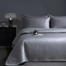 CHAUSUB Luxury Pima Cotton Quilt Set 3PCS King Queen Size,Silky Cooling Bedspread & Coverlet,Summer Lightweight Comforter