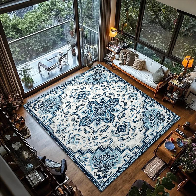 Vintage Bohemian Easy Care Foldable Door Bathroom Floor Mat