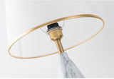 Metal Bedroom Bedside Lamp Modern Simple Cloth Cover Decorative Desk Lamp Nordic Hotel Living Room Office Reading Lamp