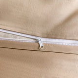 Luxury 1000TC Egyptian Cotton Duvet Cover Set with Silver Embroidery