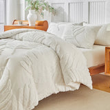 New Monstera Leaves Tufted Duvet Cover Set Single Double Bedding Set King Soft Comfortable Durable Quilt Cover and Pillowcases